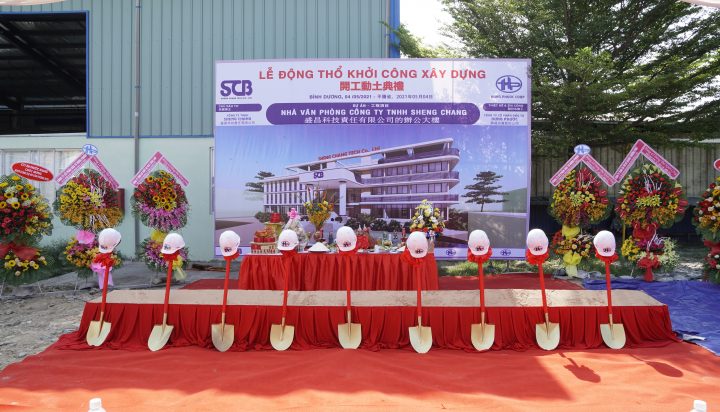 Khởi công dự án nhà văn phòng Công ty TNHH Sheng Chang